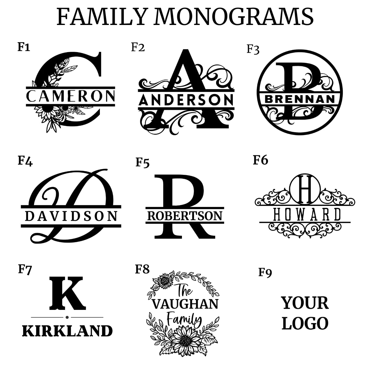 Slate Coaster: Family Name Monogram Personalized Laser Engraved Gift