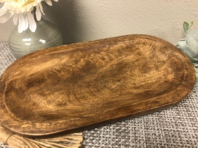 Oval Acacia Wood Tray Laser Engraved Gift "Never ever forget, even for one moment, just how amazing you truly are!" or CUSTOMIZE with your own Inscription/Quote